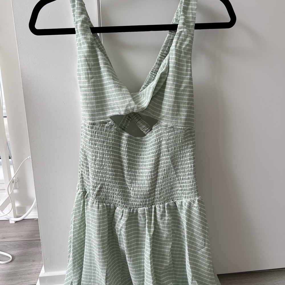 Princess Polly Arden Mini Dress Sage Green NWT
